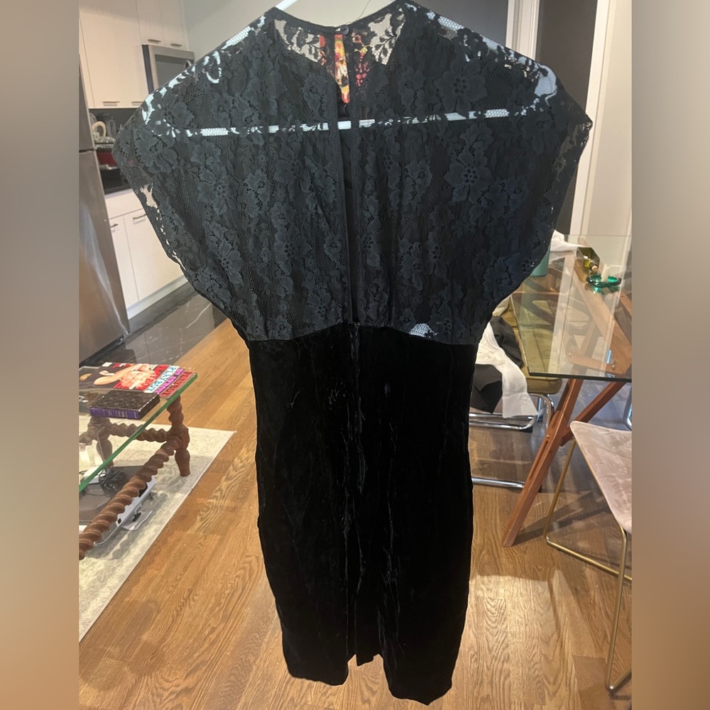 Vintage Gunne Sax velvet mini dress